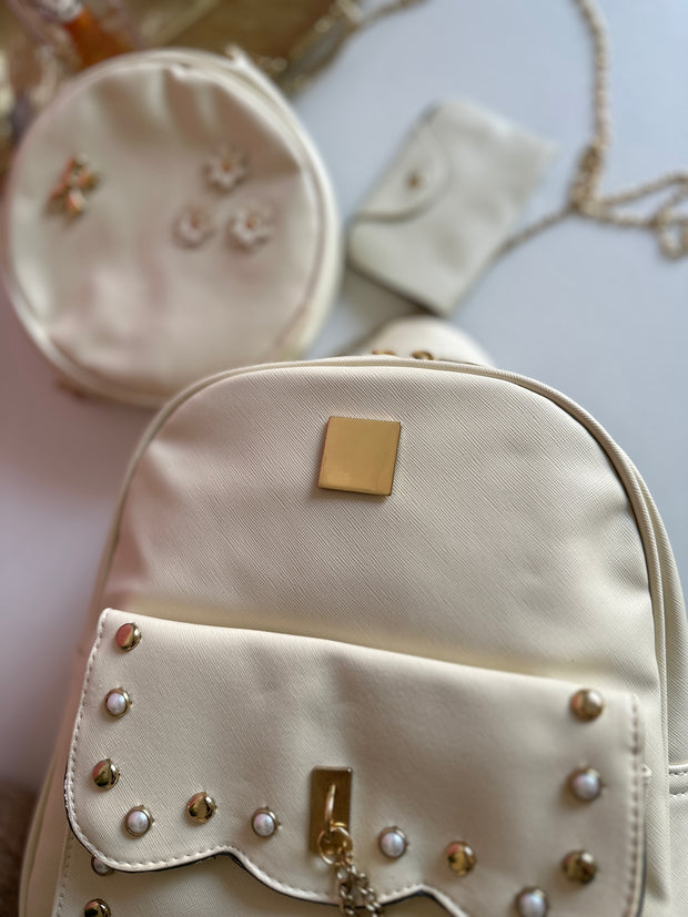 Rucsac crem 3 in 1 Perla
