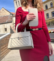 Set Julia - Geanta bej si Portofel