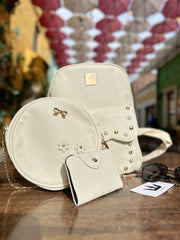 Rucsac crem 3 in 1 Perla - TIARA CONCEPT STORE