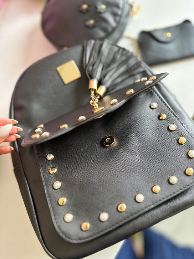 Rucsac negru 3 in 1 Perla - TIARA CONCEPT STORE