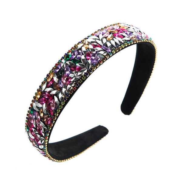 Bentita cu pietre roz - TIARA CONCEPT STORE