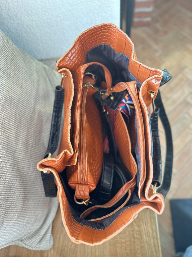Set genti verzi crocodil 4 in 1 Katia