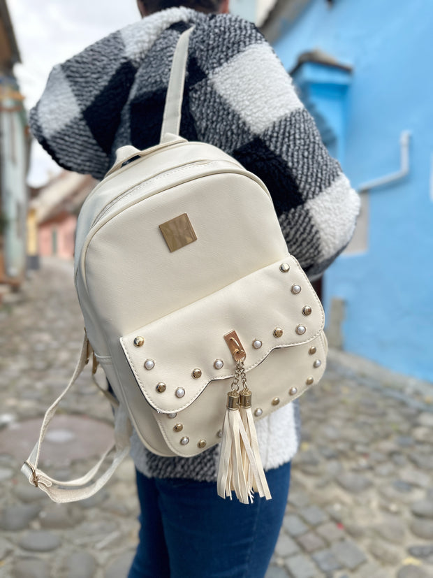 Rucsac crem 3 in 1 Perla - TIARA CONCEPT STORE