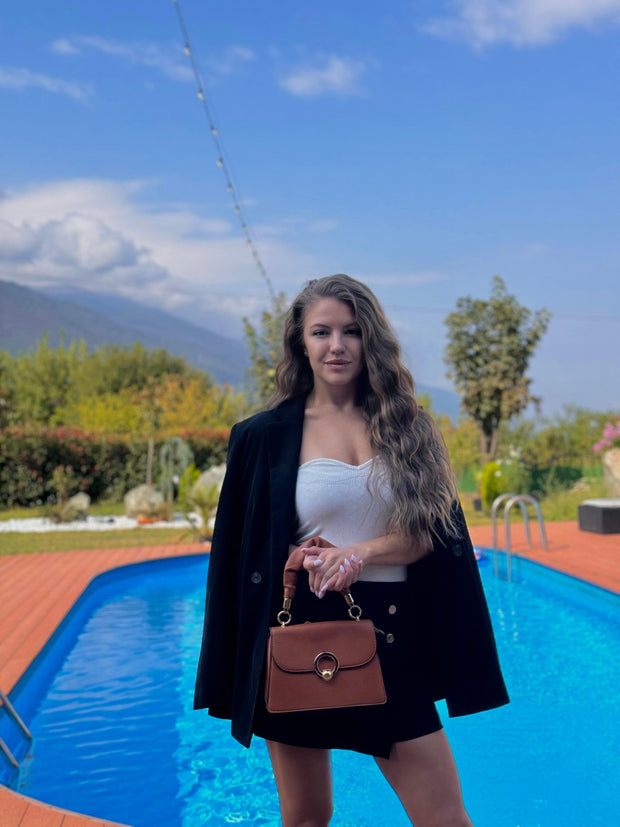 Set Natalia - Geanta maro si Portofel