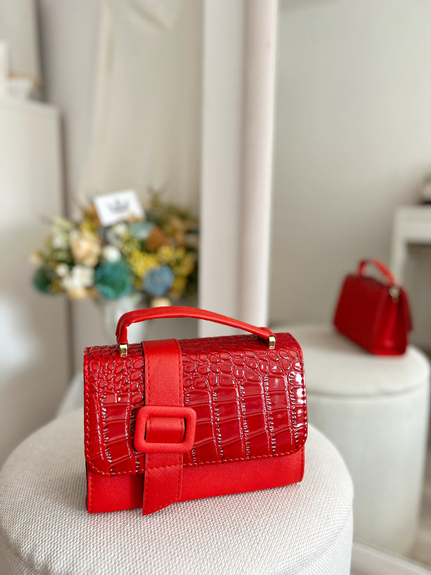 Geanta rosie crocodil Bea