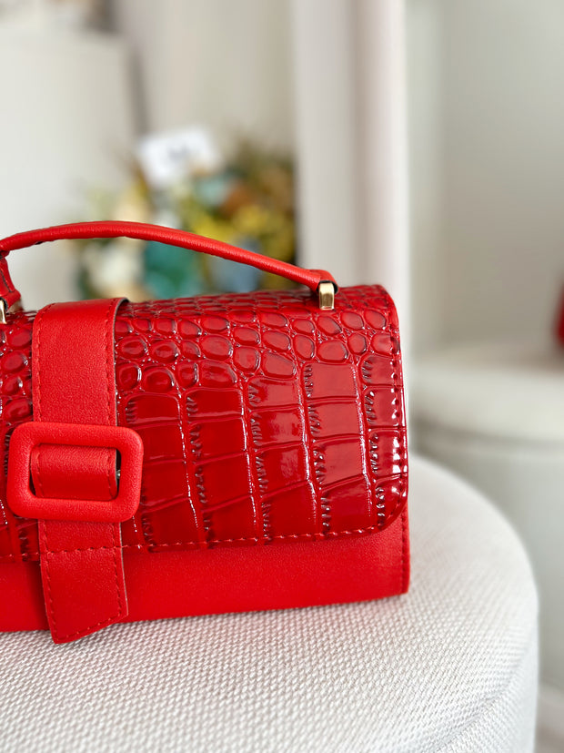 Geanta rosie crocodil Bea