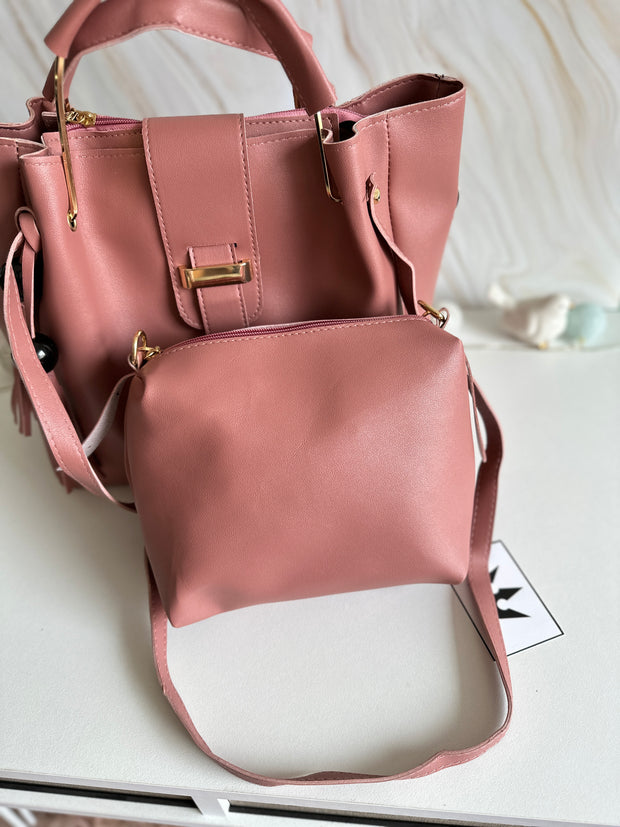 Set genti dama Ilona 3 in 1 roz