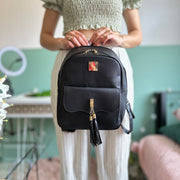Rucsac negru Cleo - 4 piese