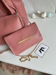 Set genti dama Ilona 3 in 1 roz