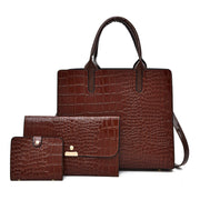 Set geanta maro Celeste - 3 piese