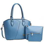 Set geanta albastra Karina - 3 piese