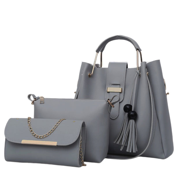 Set genti dama Ilona 3 in 1 gri