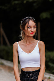 Cordeluta neagra cu perle