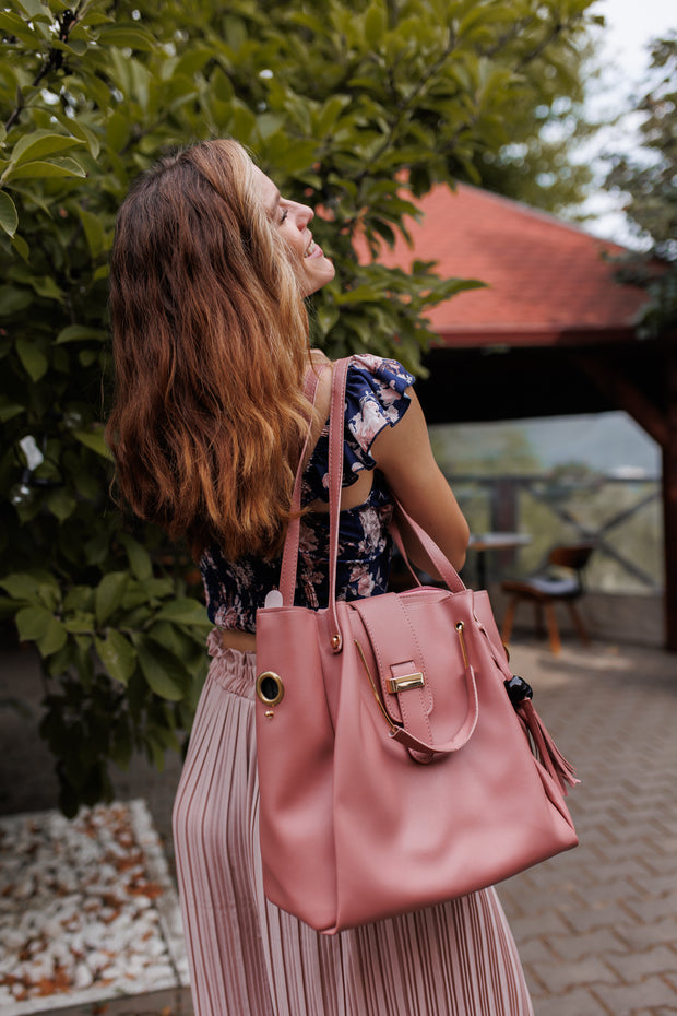 Set genti dama Ilona 3 in 1 roz