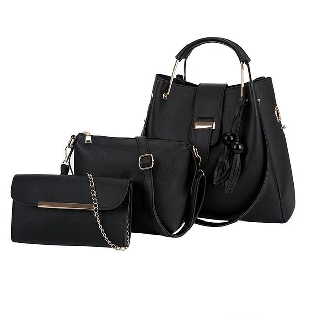 Set genti dama Ilona 3 in 1 negru