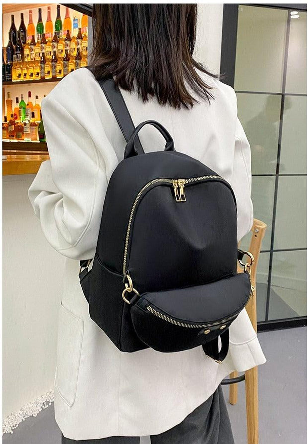 Set Rucsac + Borseta Kim negru