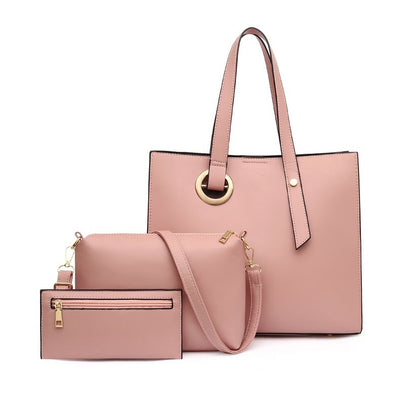 Set genti dama Medeea 3 in 1 roz