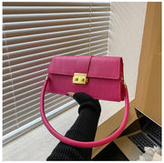 Geanta roz baguette Amelie