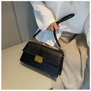 Geanta neagra baguette Amelie
