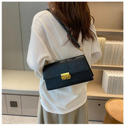 Geanta neagra baguette Amelie