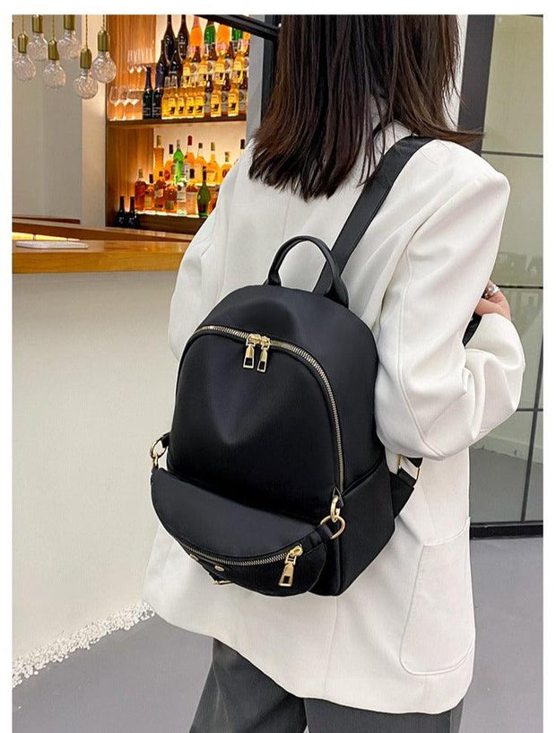 Set Rucsac + Borseta Kim negru