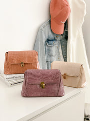 Geanta mov baguette Lucia - TIARA CONCEPT STORE