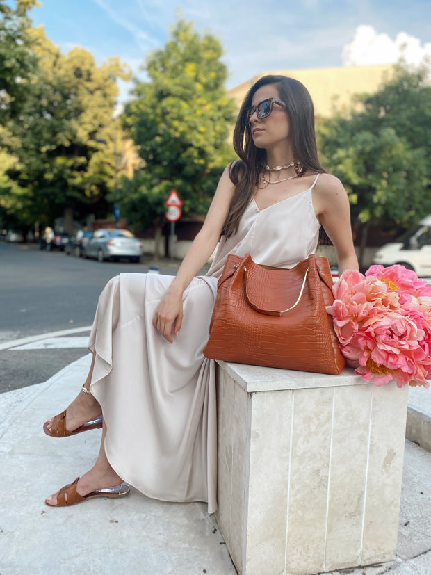 Set genti maro imitatie crocodil Selena 4 in 1 - TIARA CONCEPT STORE