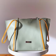 Geanta verde + Portfard Fiona - TIARA CONCEPT STORE