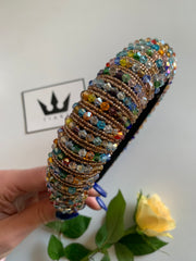 Bentita cu pietre multicolore - TIARA CONCEPT STORE