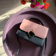Geanta Bliss roz/negru