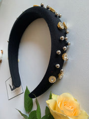 Cordeluta neagra cu perle