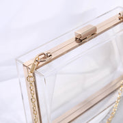 Geanta transparenta clutch Adira - TIARA CONCEPT STORE