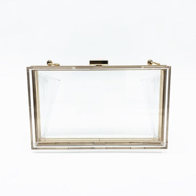 Geanta transparenta clutch Adira - TIARA CONCEPT STORE