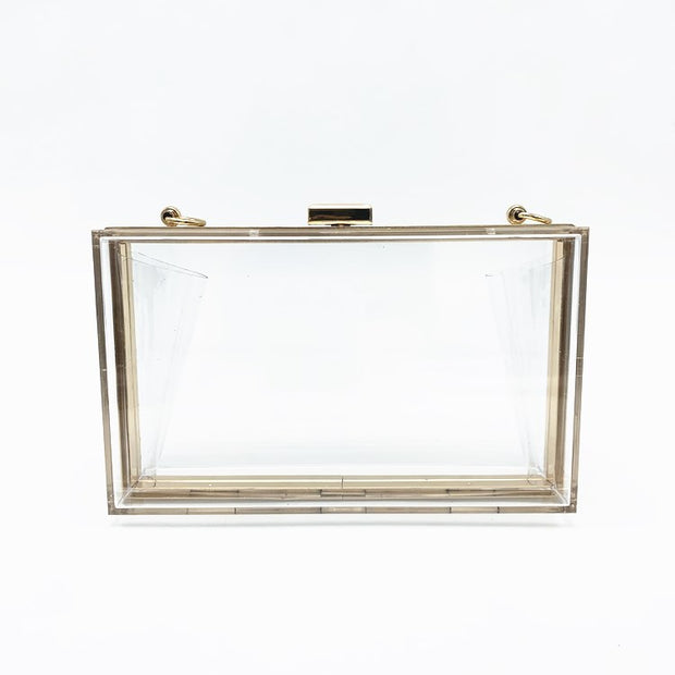 Geanta transparenta clutch Adira - TIARA CONCEPT STORE