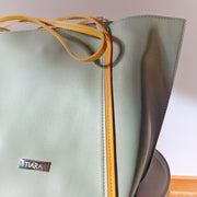 Geanta verde + Portfard Fiona - TIARA CONCEPT STORE