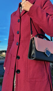 Geanta Bliss roz/negru