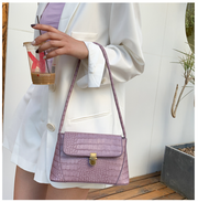 Geanta mov baguette Lucia - TIARA CONCEPT STORE